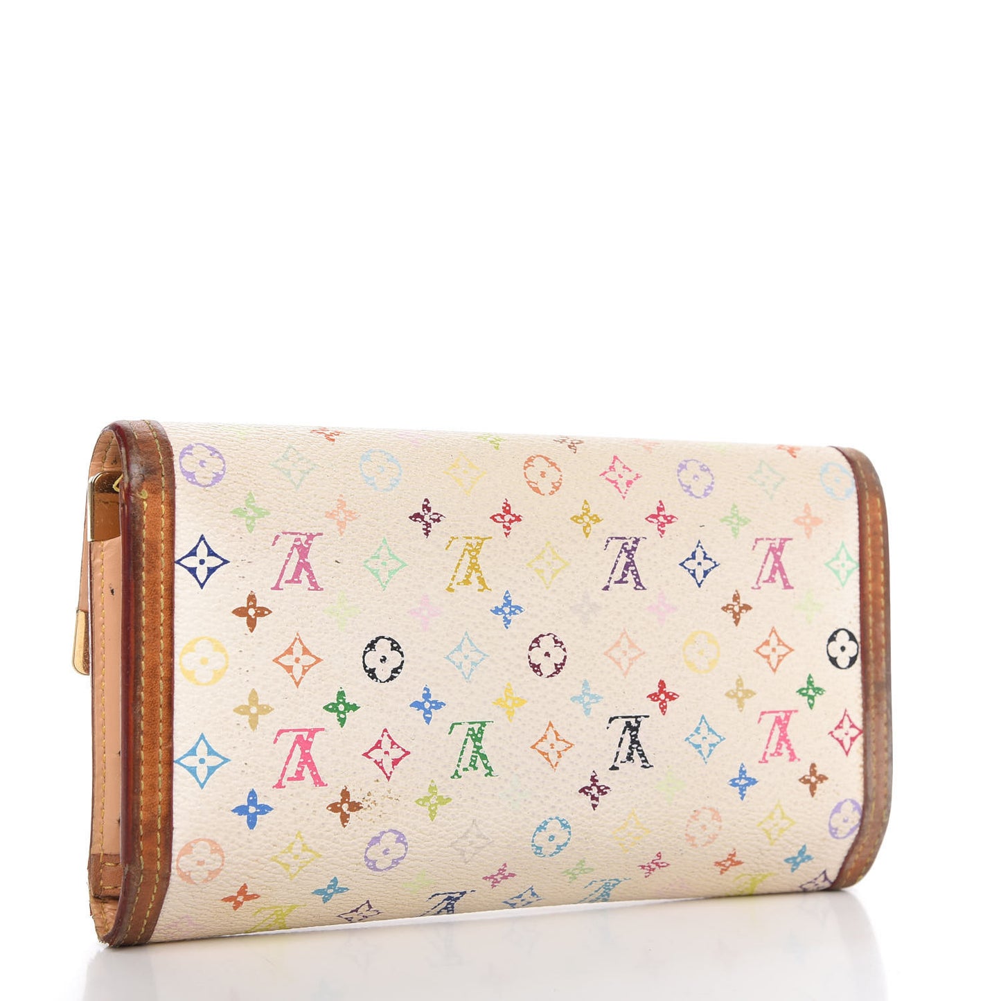 Monogram Multicolor Porte Tresor International Wallet White