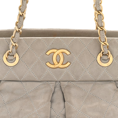 Chanel Iridescent Calfskin Chic Quilt Bowling Bag Grey 8 of 13