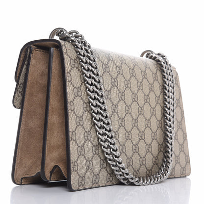 Gucci GG Supreme Monogram Small Dionysus Shoulder Bag Taupe 3 of 8