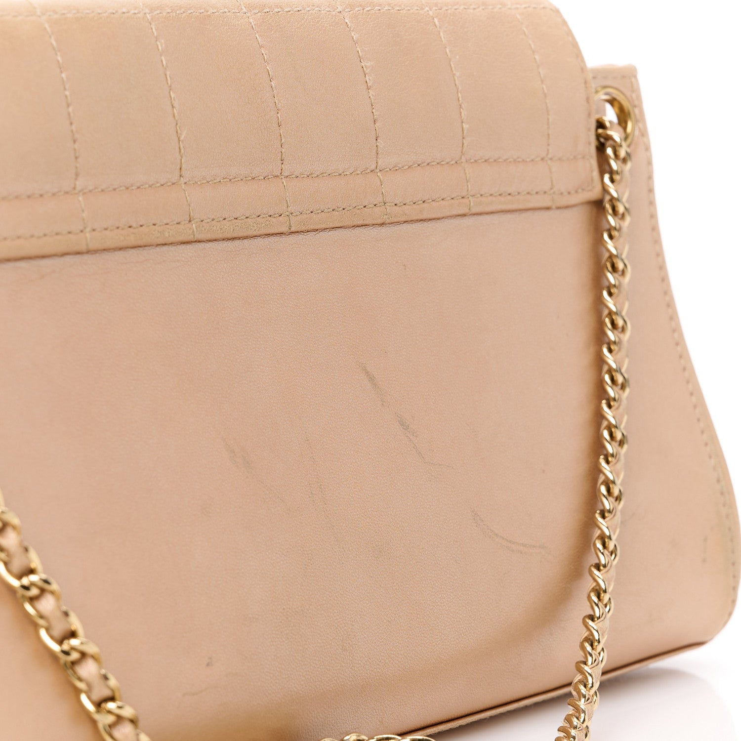 Chanel Metallic Lambskin Chocolate Bar Accordion Mademoiselle Pink 14 of 16