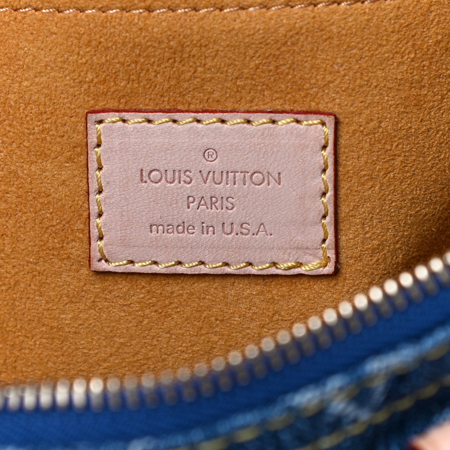 Louis Vuitton Monogram Denim Neo Speedy Blue 6 of 13