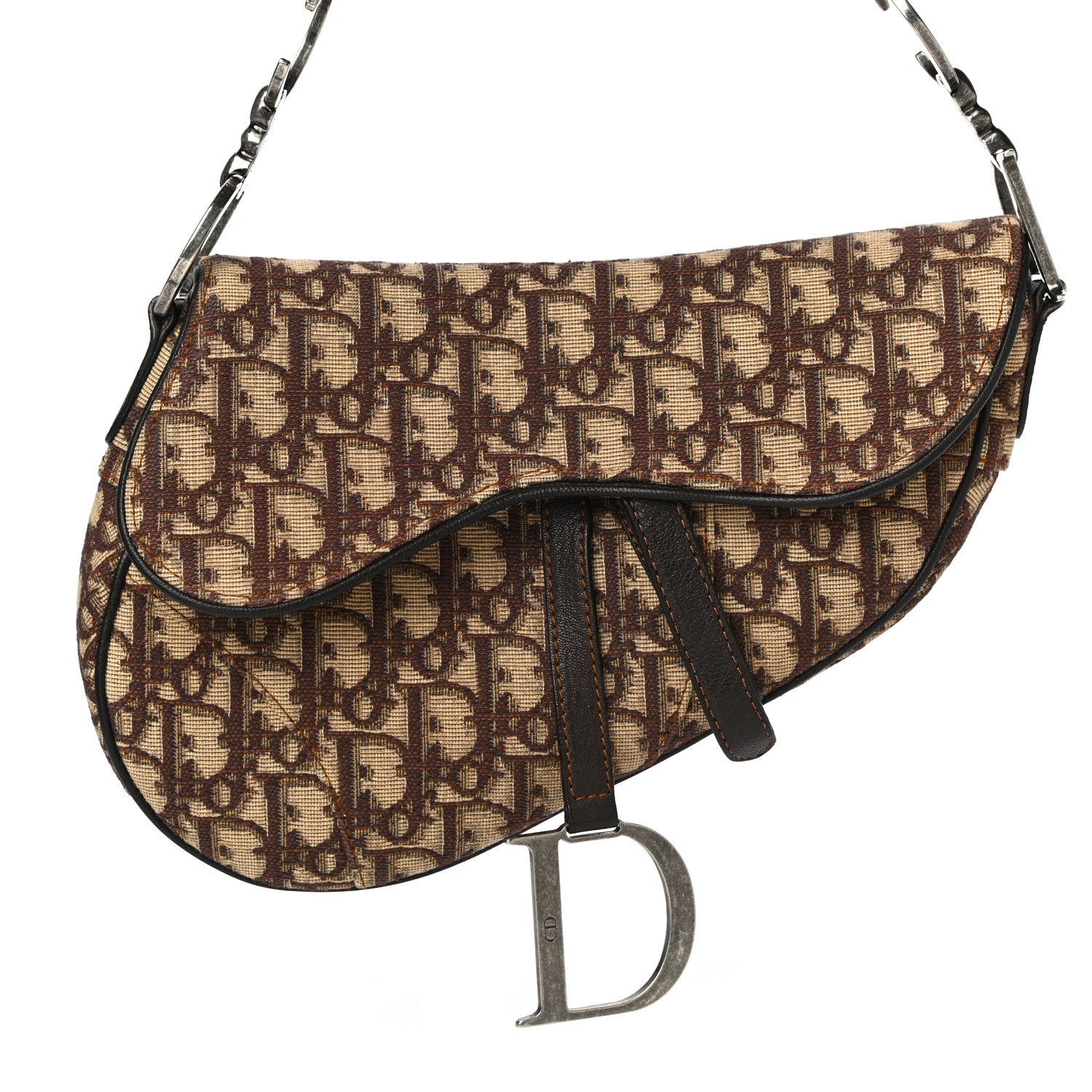 Christian Dior Monogram Saddle Bag Brown 8 of 24