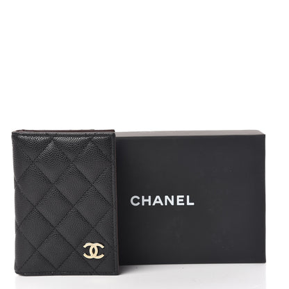 Chanel Caviar Quilted Card Holder Wallet Black 8 of 8