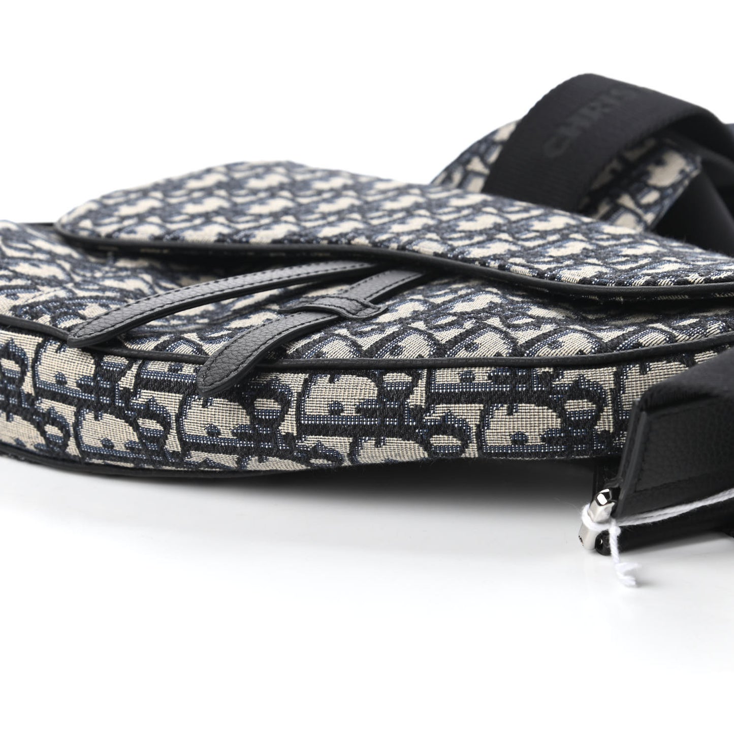 Oblique Mens Saddle Bag Blue