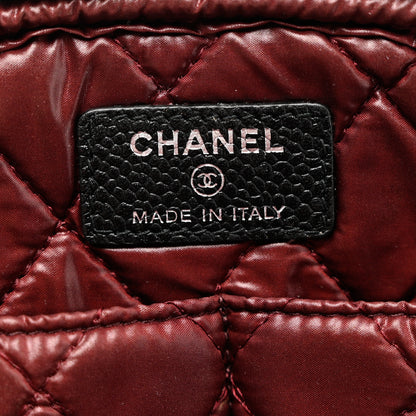 Chanel Caviar Quilted Small Curvy Cosmetic Case Black 6 of 8