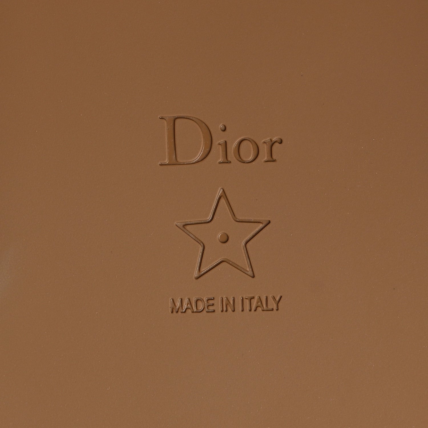 Christian Dior Metallic Lambskin Embossed Every-D Flat Slide Sandals 36 Pale Gold 8 of 9