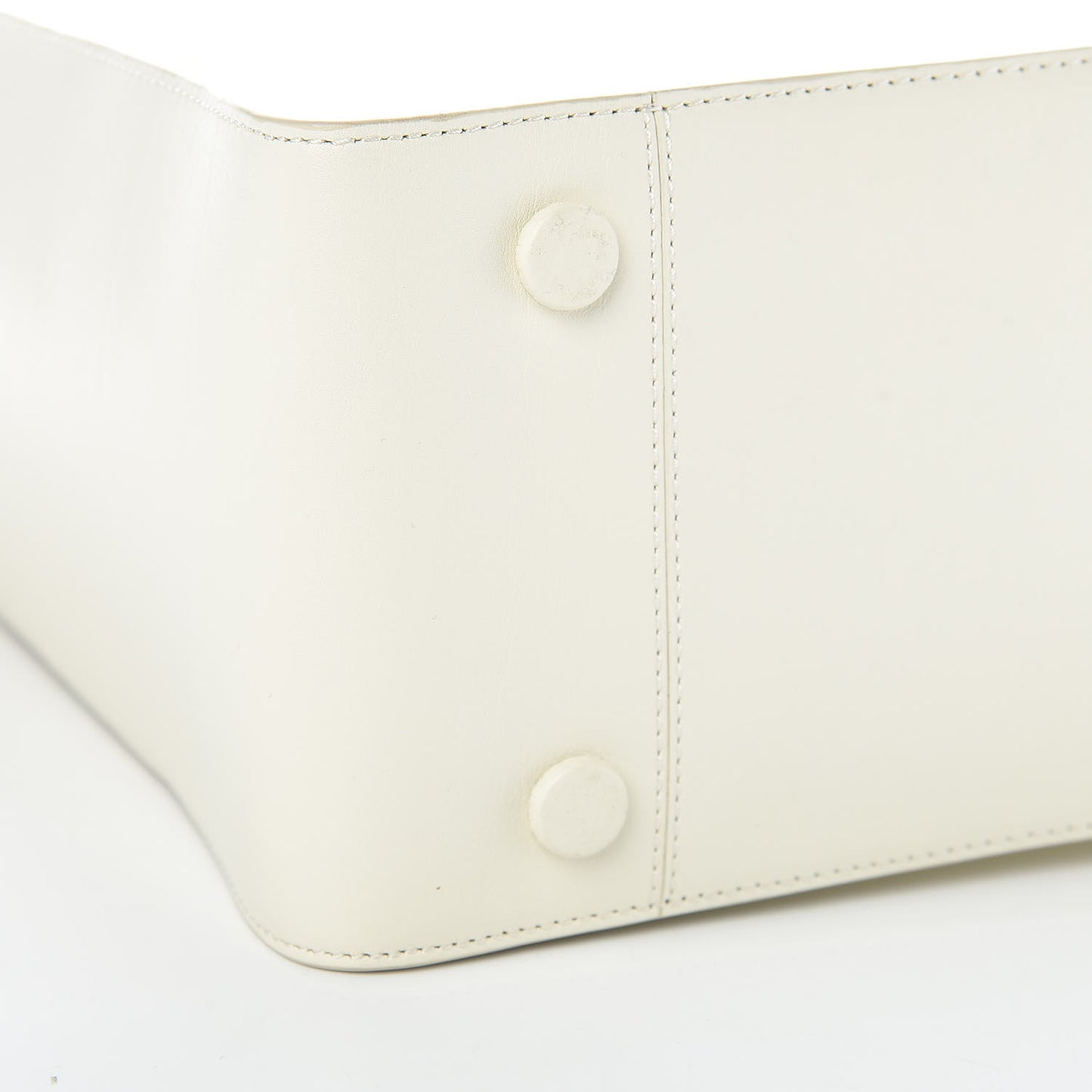 3.1 Calfskin Large Soleil Bucket Bag Off White