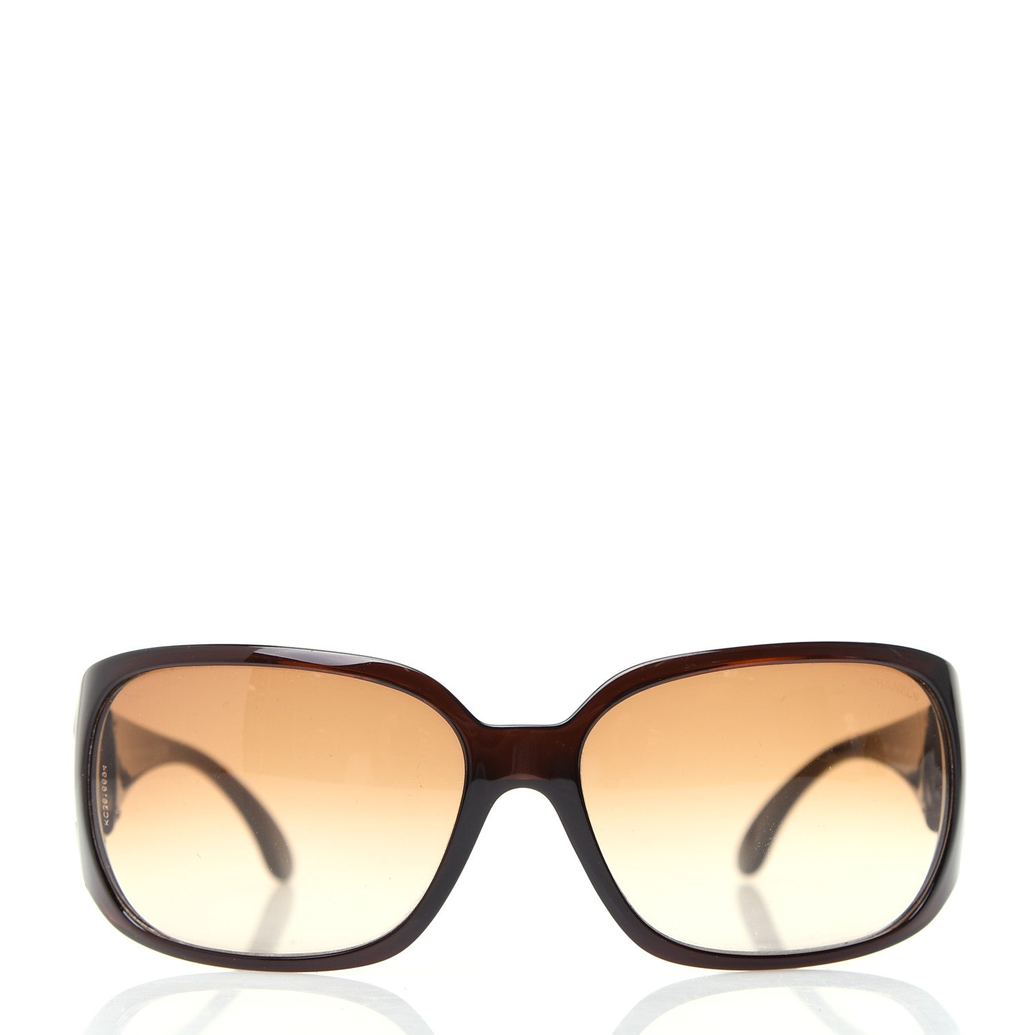 Chanel Acetate CC Sunglasses 6014 Brown 2 of 7