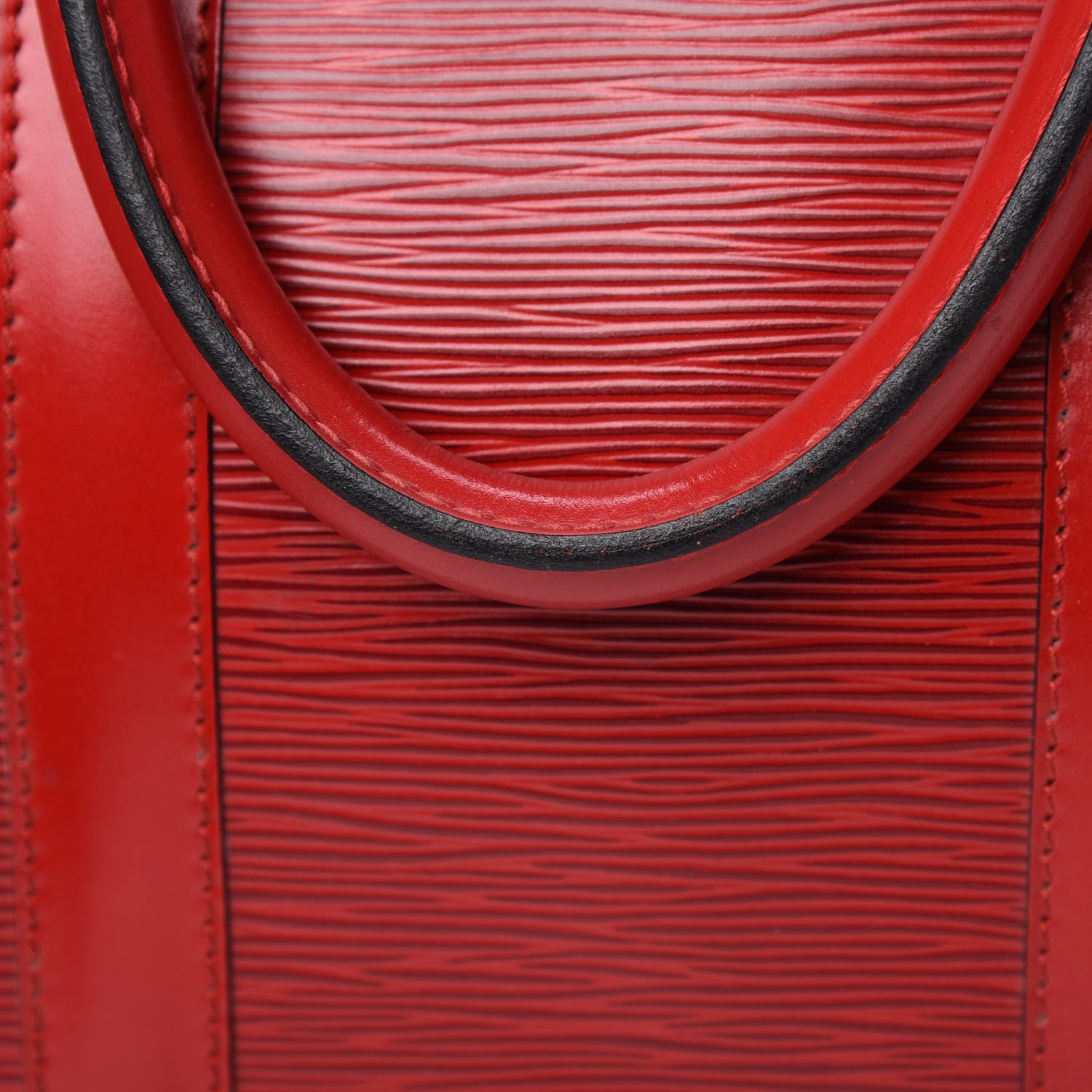 Louis Vuitton Epi Keepall 45 Castillan Red 14 of 16