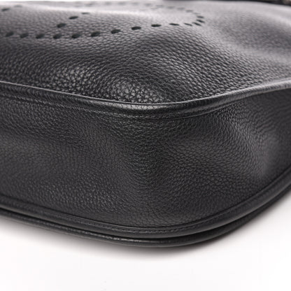 Hermes Taurillon Clemence Evelyne III GM Black 12 of 12