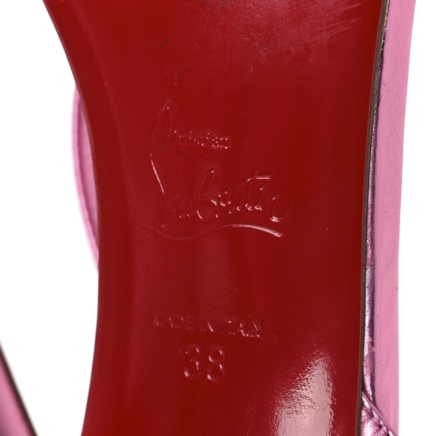 Kid Laminato Satin PVC Rosalie 100 Sandals 38 Glam