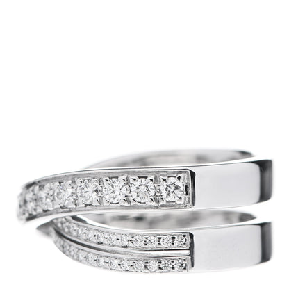 Cartier 18K White Gold Diamond Etincelle de Cartier Ring 49 4.75 3 of 7
