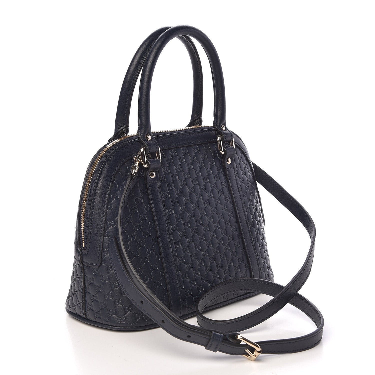 Gucci Soft Microguccissima Mini Dome Bag Blue 3 of 9