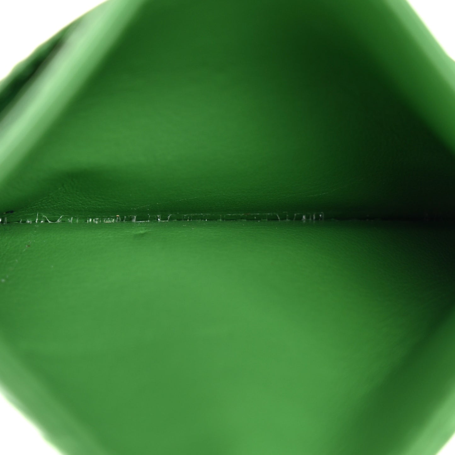 Patent Cannage Lady Dior Card Holder Green