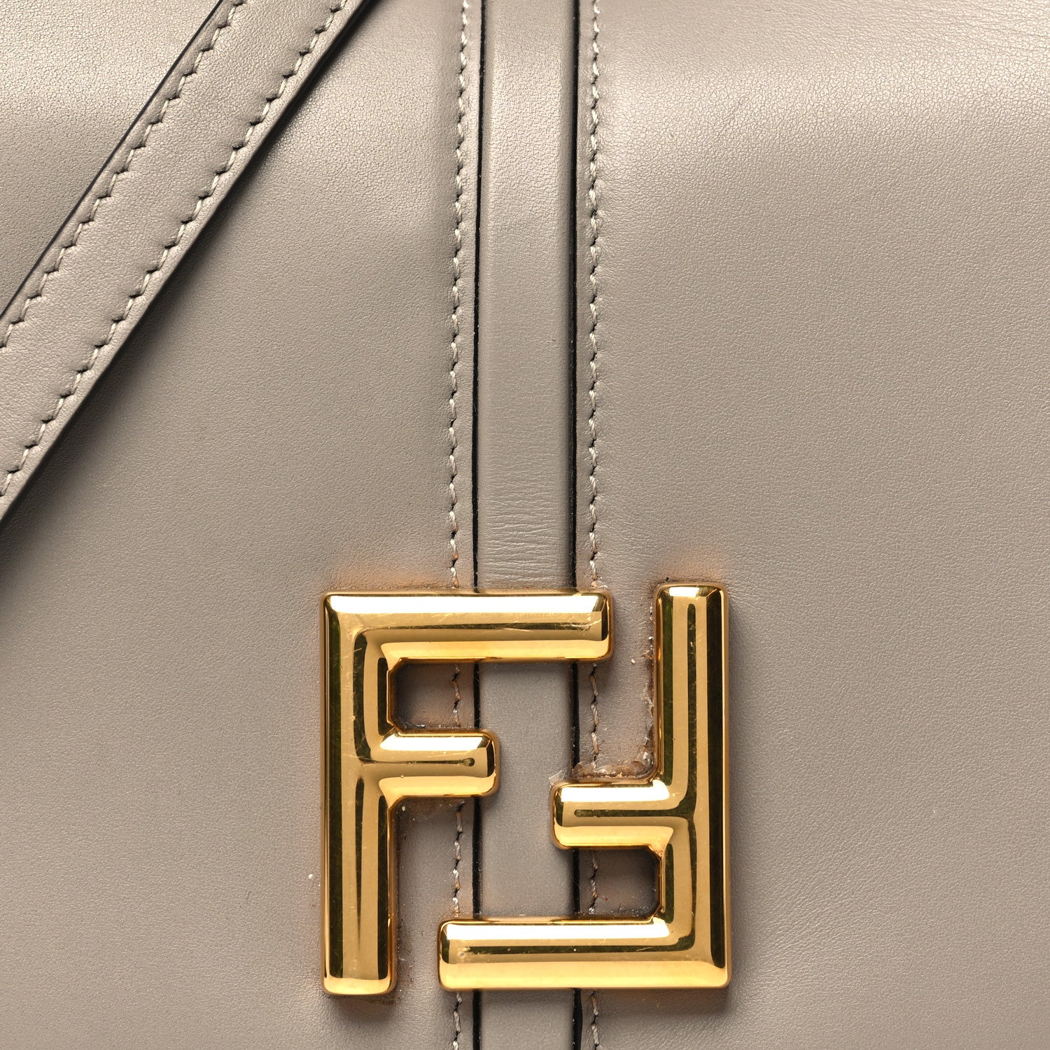 Fendi Vitello Brenta Cher Small Fendi C'mon Tortora 8 of 11