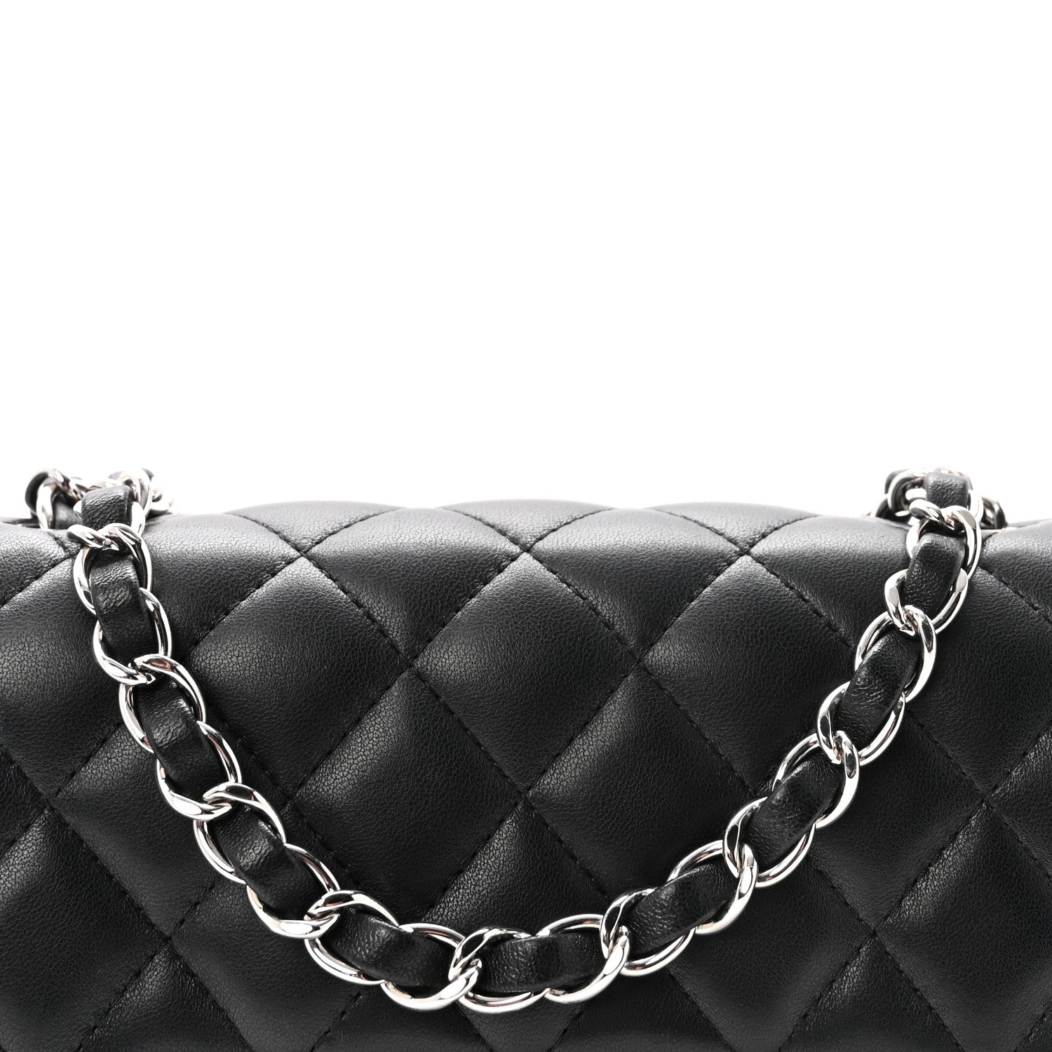 Chanel Lambskin Quilted Mini Rectangular Flap 8 of 10