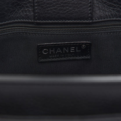 Chanel Calfskin Cerf Executive Shopper Tote Black 6 of 9