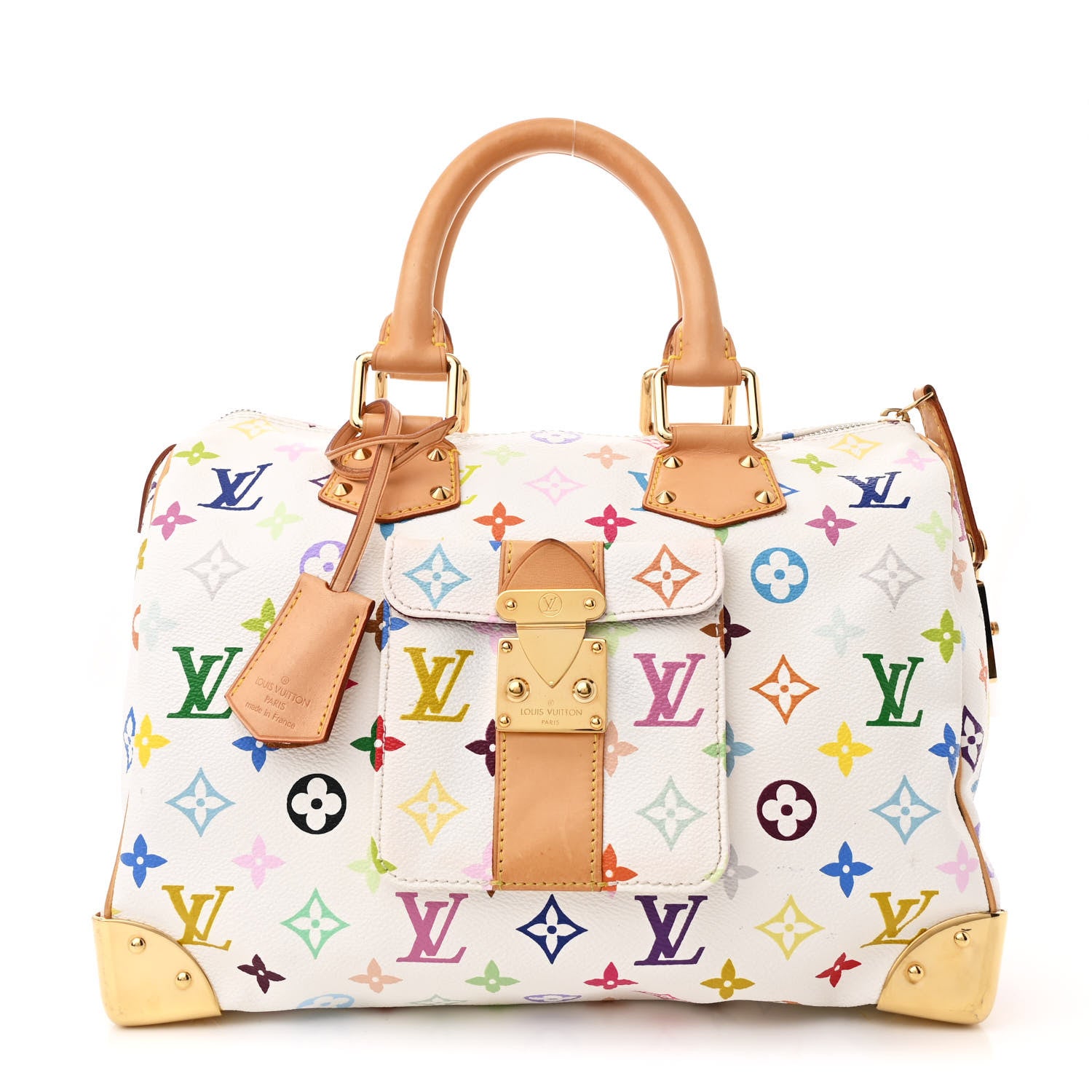 Louis Vuitton Monogram Multicolor Speedy 30 White 1 of 9