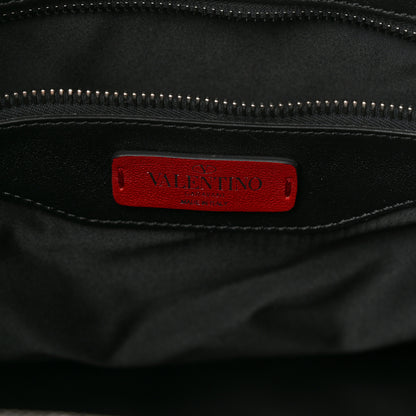 Valentino Garavani Nylon Ribbon VLTN Duffle Bag Black 6 of 9