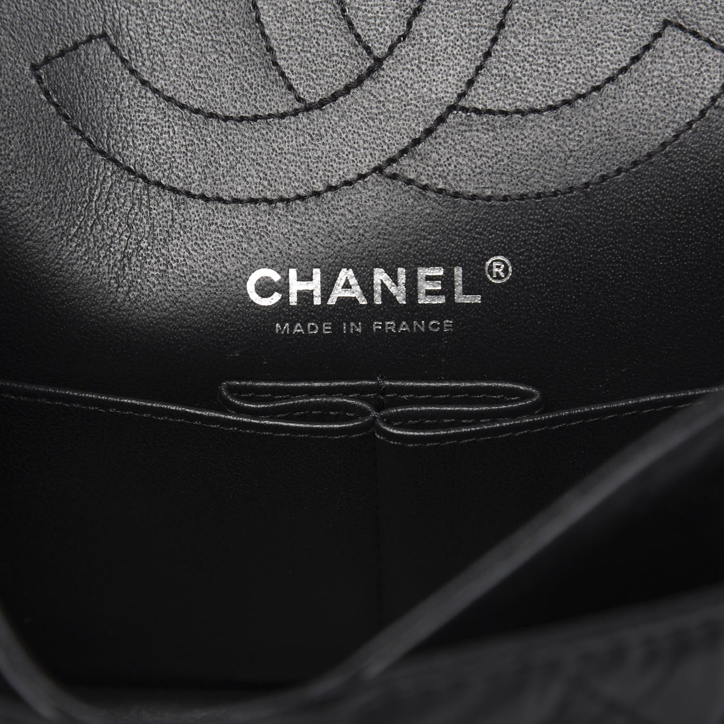 Aged Calfskin Quilted 2.55 Reissue 225 Flap So Black