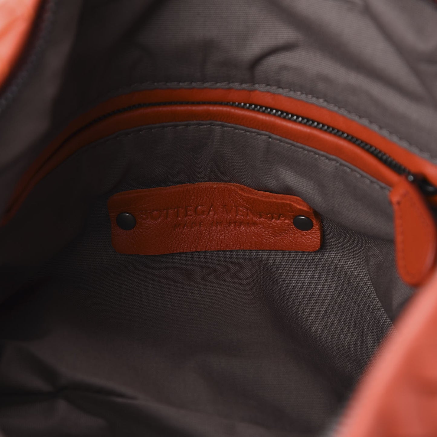 Nappa Intrecciato Small Camera Bag Terracota