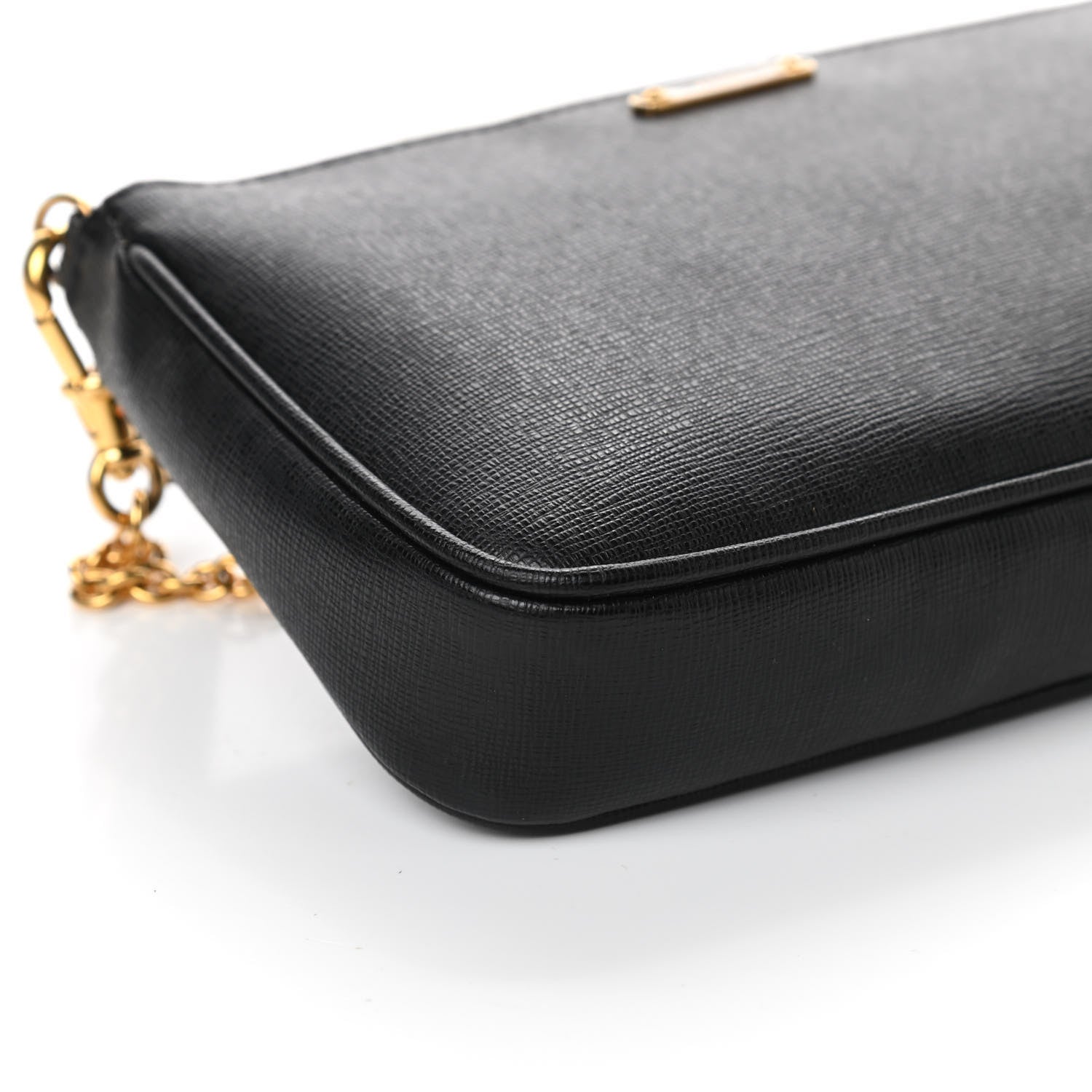 Fendi Vitello Elite Pochette Black 7 of 9