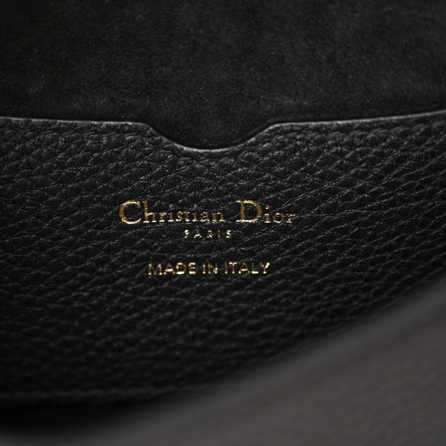 Christian Dior Grained Calfskin Medium Bobby Flap Black 6 of 12