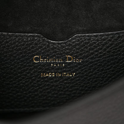 Christian Dior Grained Calfskin Medium Bobby Flap Black 6 of 12