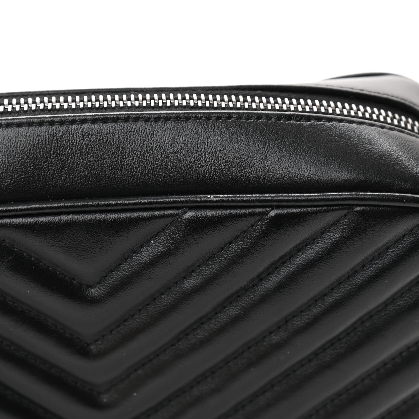 Calfskin Matelasse Monogram Lou Camera Bag Black