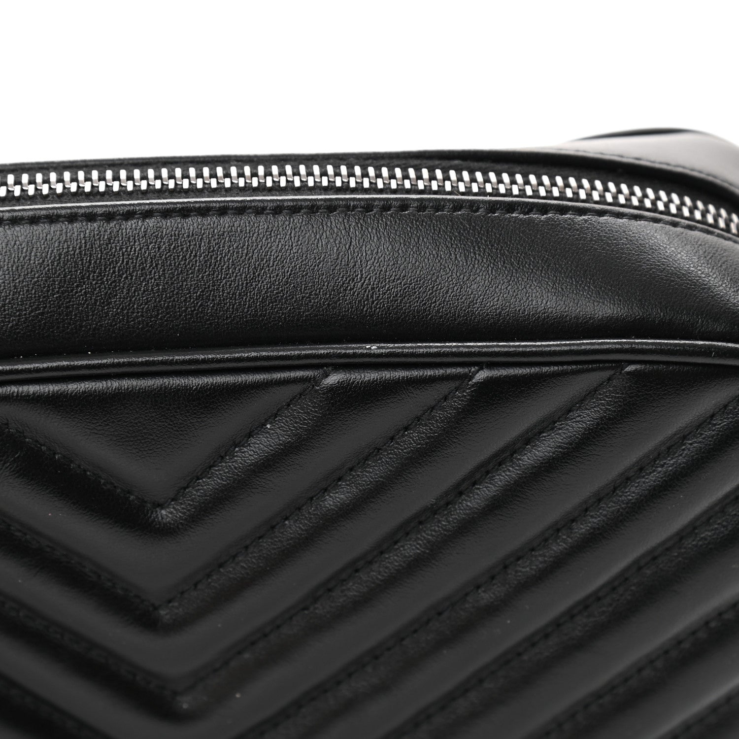 Saint Laurent Calfskin Matelasse Monogram Lou Camera Bag Black 13 of 13