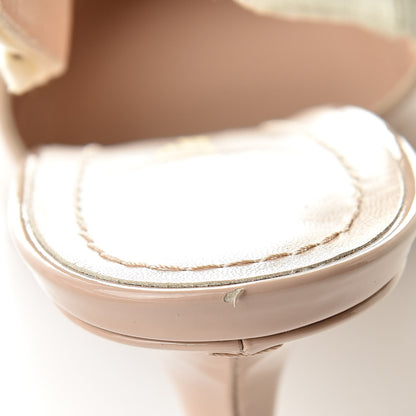 Christian Dior Patent Ribbon J'Adior Slingback 65mm Pumps 39.5 Nude 8 of 10