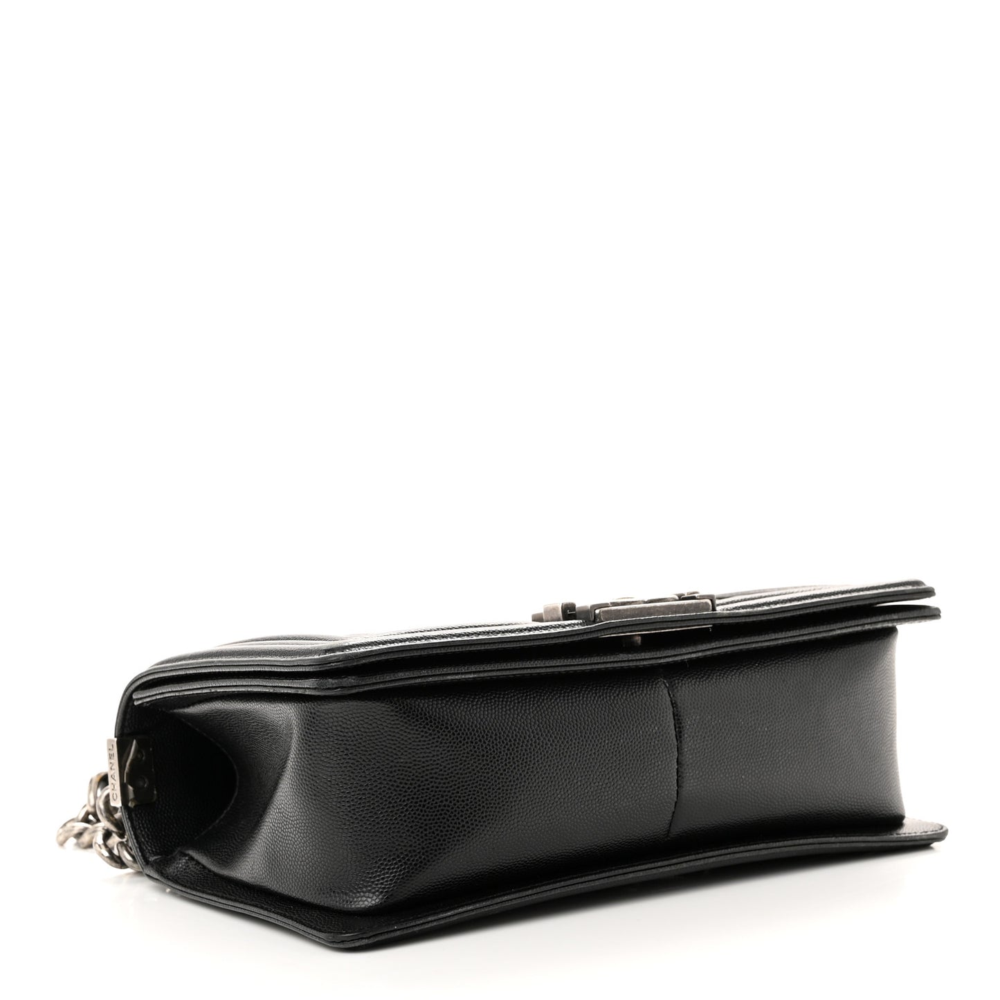 Caviar Quilted Medium Boy Flap Black