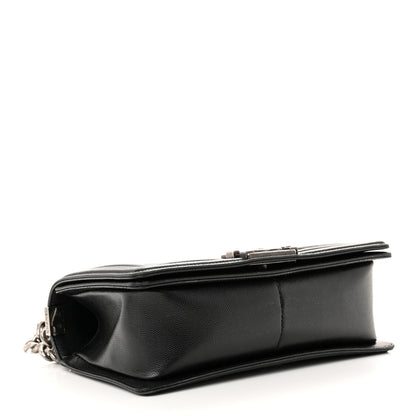 Chanel Caviar Quilted Medium Boy Flap Black 4 of 10