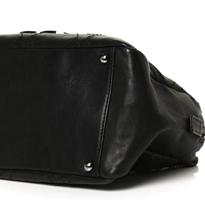 Chanel Calfskin Small Diamond Stitch Tote Black 10 of 10