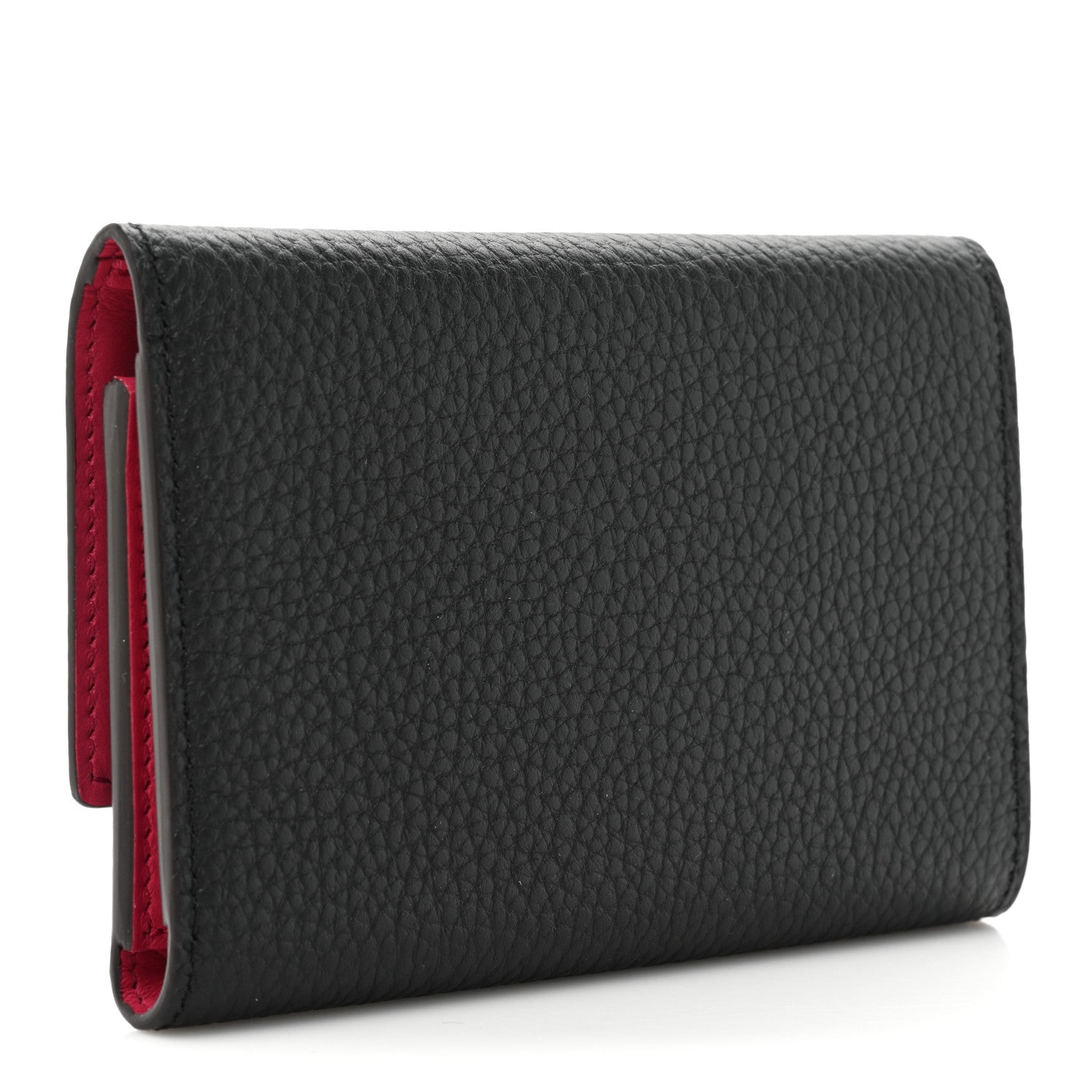 Louis Vuitton Taurillon Capucines Compact Wallet Black 3 of 10