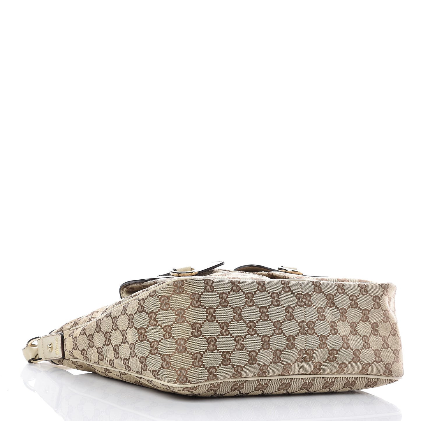 Monogram Pocket Hobo Off White