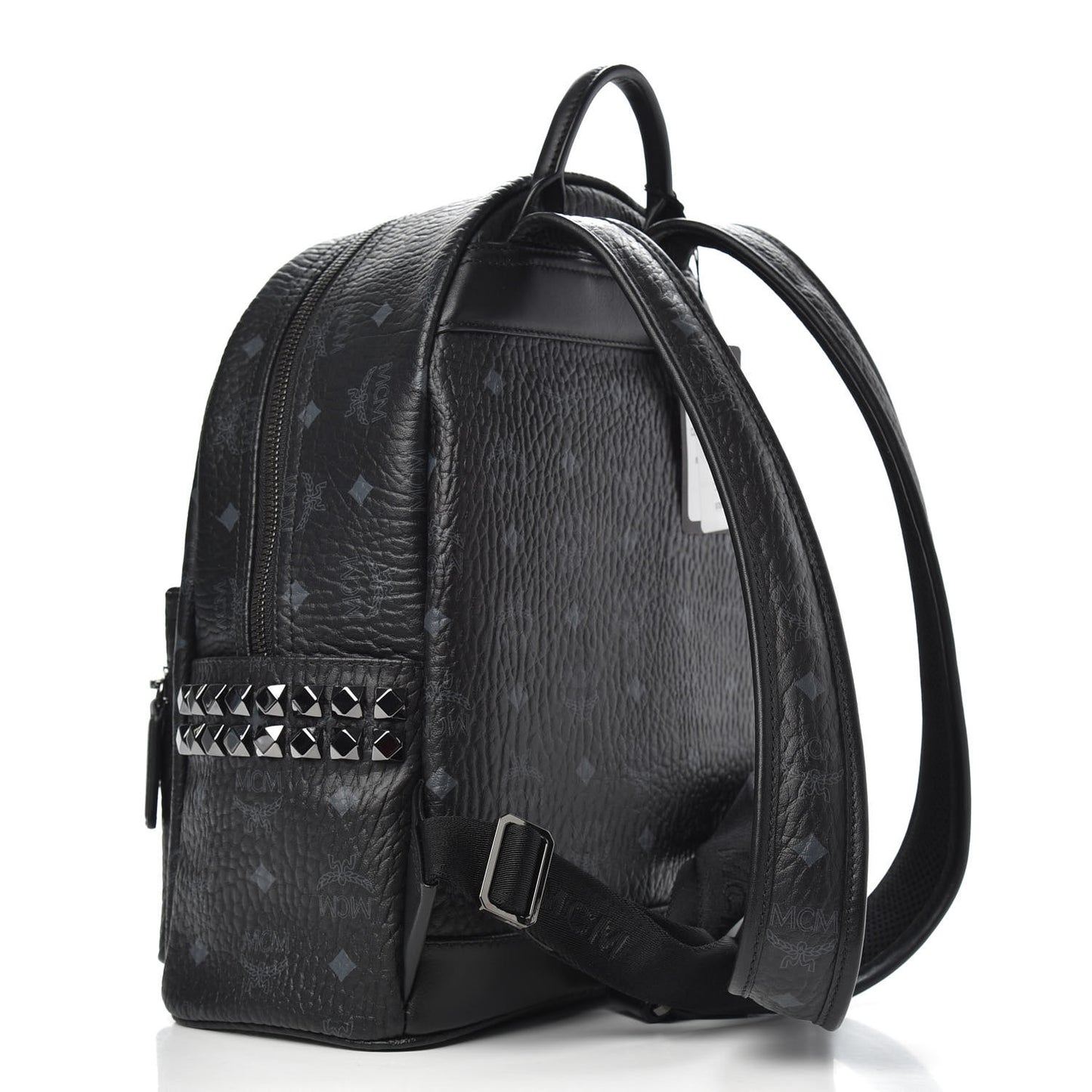 Visetos Small Side Stud Stark Backpack Black