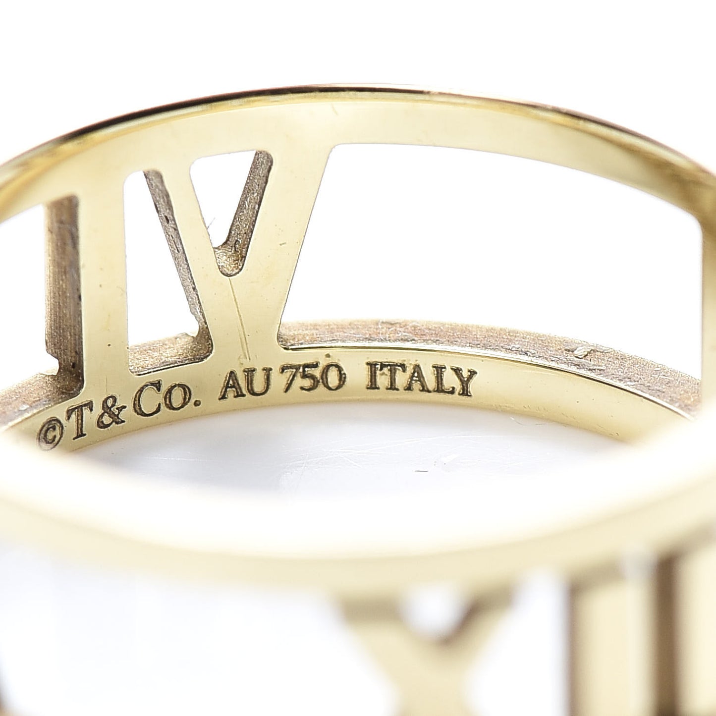 18K Yellow Gold Atlas Open Ring 52 6