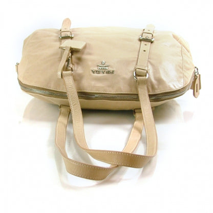 Prada Leather New Look Tote Beige 4 of 11