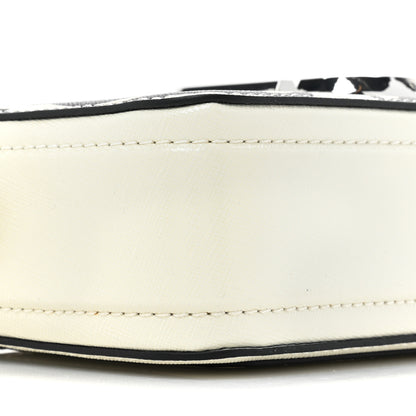 Marc Jacobs X Peanuts Saffiano Small Snoopy Snapshot Camera Bag White Black 9 of 12