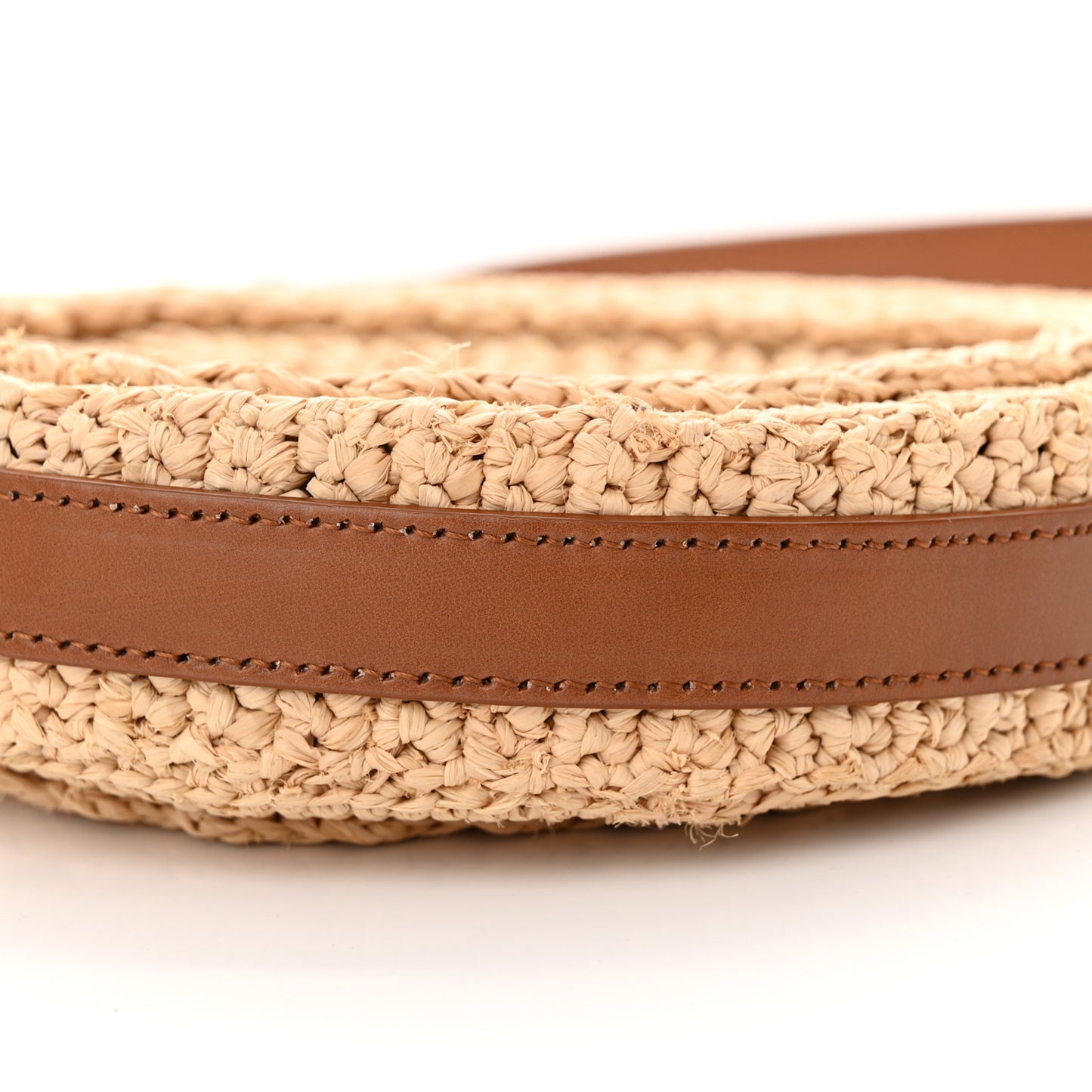 Raffia Sac Round Naturel