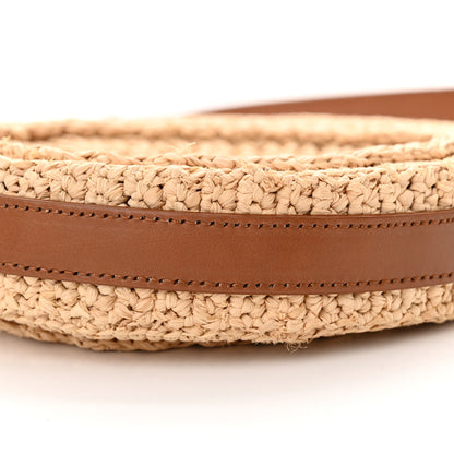 Saint Laurent Raffia Sac Round Naturel 9 of 9