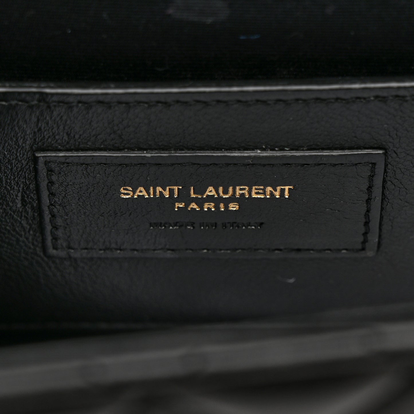 Lambskin Mixed Matelasse Triquilt Small Monogram Satchel Black