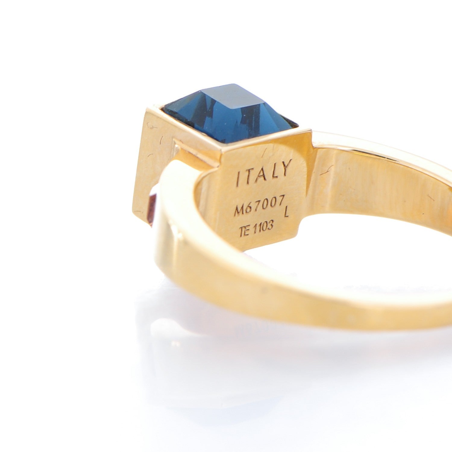 Louis Vuitton Gamble Ring L 6.25 Gold 4 of 5