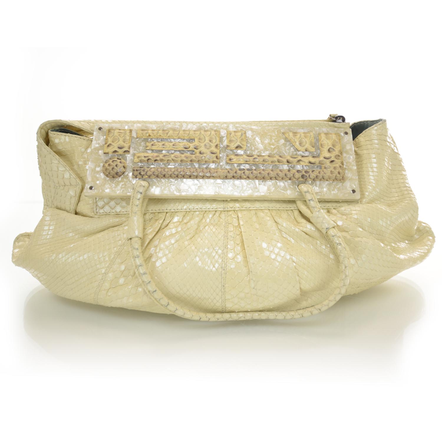 Fendi Python To You Convertible Clutch 3 of 7