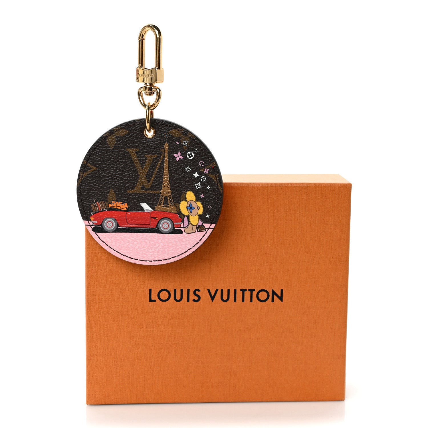 Louis Vuitton Monogram 2019 Christmas Animation Paris Bag Charm Key Ring 4 of 4