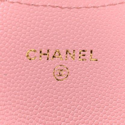 Chanel Caviar Quilted Mini Chain Belt Bag Pink 6 of 10