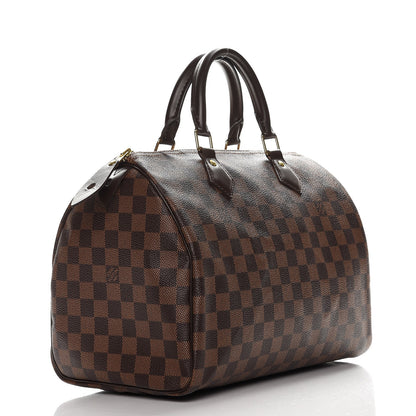 Louis Vuitton Damier Ebene Speedy 30 4 of 12