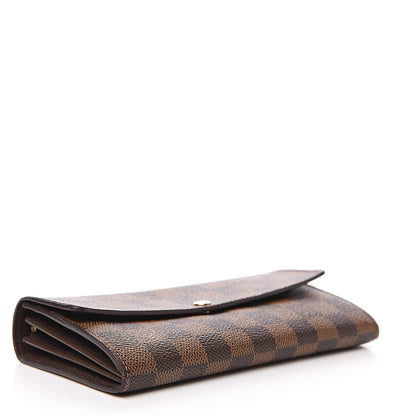 Louis Vuitton Damier Ebene Sarah Wallet 3 of 9