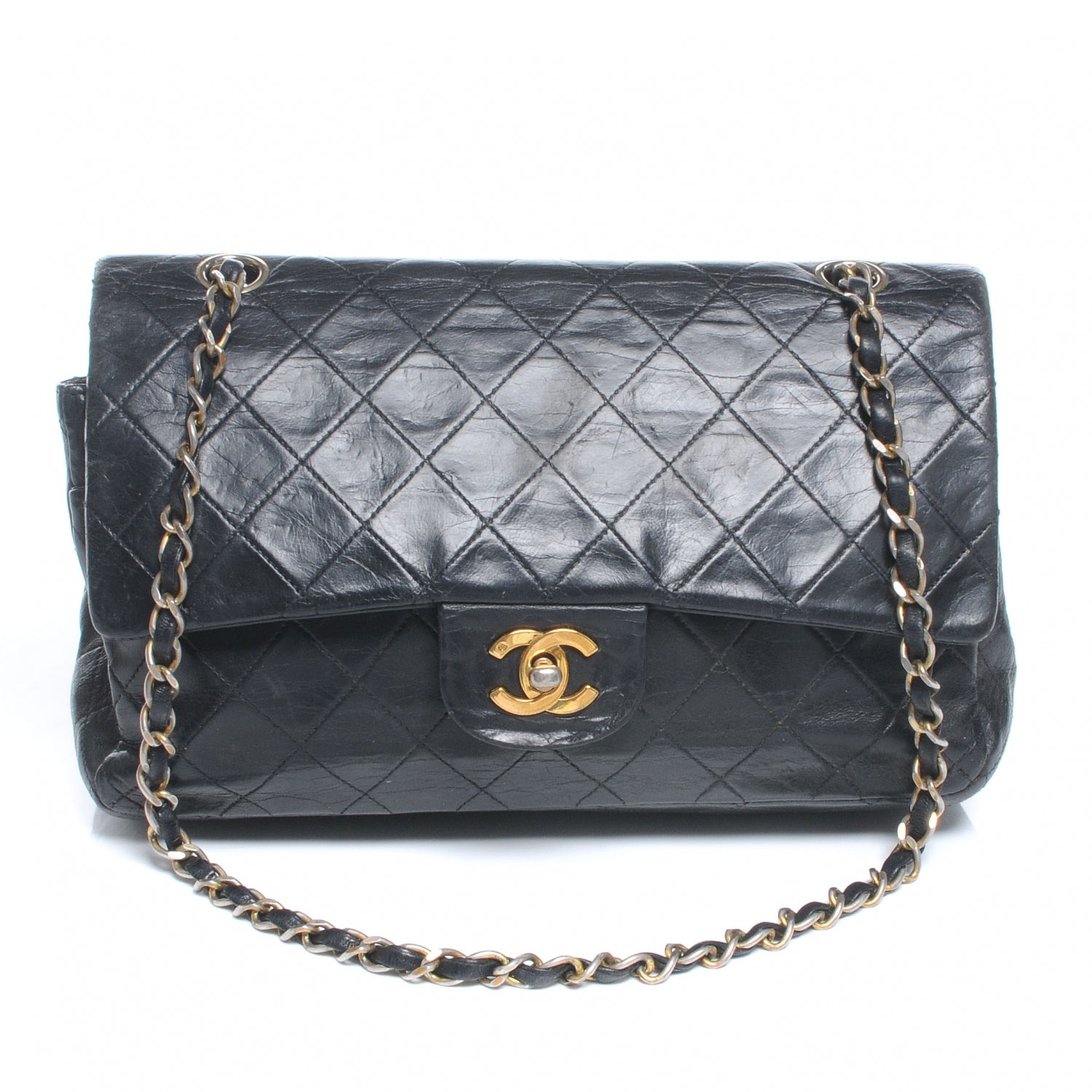 Chanel Lambskin Medium Single Flap Black 1 of 7